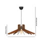 Opviq Boomerang - Walnut